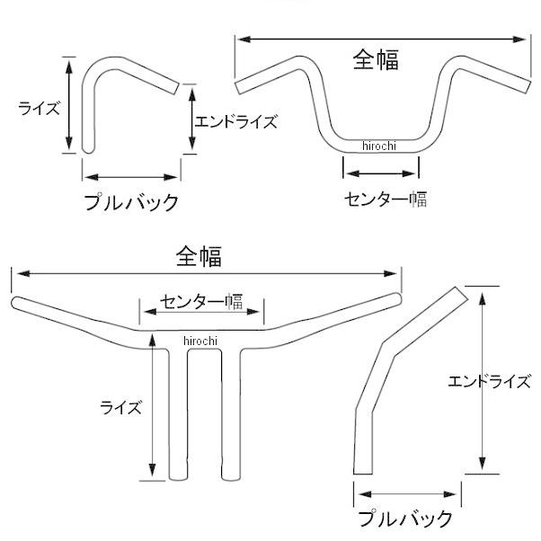 USA在庫あり】 0601-2661 LAチョッパーズ LA Choppers 1.25インチ