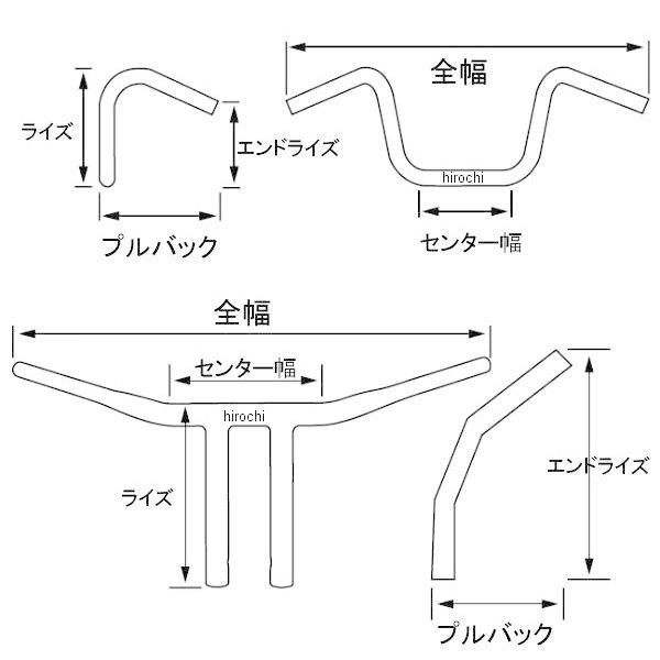 【USA在庫あり】 0601-3281 エムゴ EMGO 1インチ ハンドルバー 12インチ APE クローム SP店の画像
