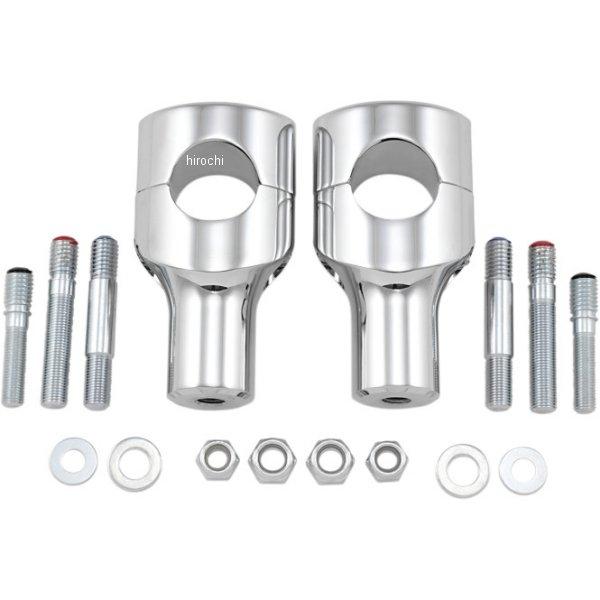 【USA在庫あり】 0602-0467 DRAG 1.5インチハンドルバー 3インチ(76mm)高 ライザー クローム SP店