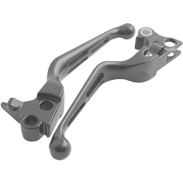 【USA在庫あり】 0610-0142 DRAG レバーセット スロット 96年以降 BigTwin 黒(つや消し) SP店の画像