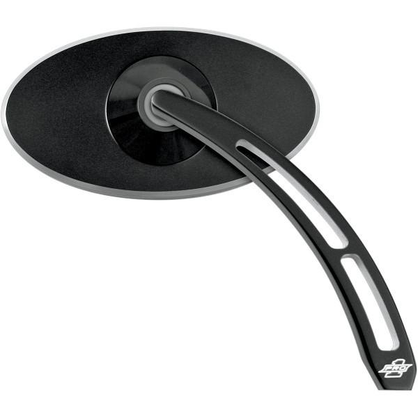 0640-0561 プロワン PRO-ONE ミラーオーバル スムース 右 黒 SP店