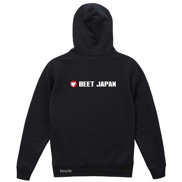 0700-BPX-24 ビート BEET 裏フリースジップパーカー タイプ2 黒 XLサイズ SP店の画像