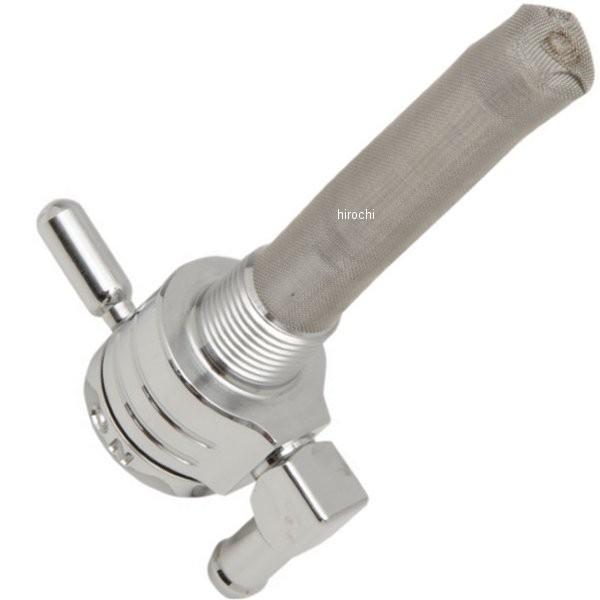 【メーカー在庫あり】 75-516D-CS ゴランプロダクツ Golan Products フューエル ペットコック 3/8\"(9.5mm)NPT ダウン クローム SP店"