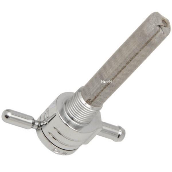 【メーカー在庫あり】 75-516S-CS ゴランプロダクツ Golan Products フューエル ペットコック 3/8\"(9.5mm)NPT ストレート クローム SP店"