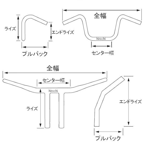 【USA在庫あり】 burB12-2002B バーリーブランド BURLY BRAND 1.25インチ ハンドルバー Ape 15インチ 14年以降 FHT 黒(つや有り) SP店