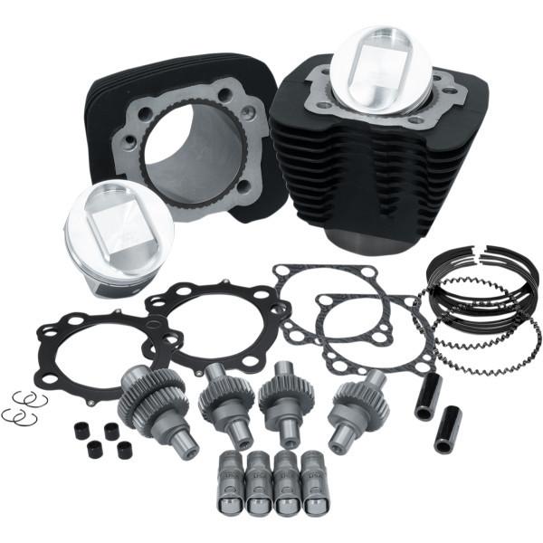 【USA在庫あり】 0903-1302 S\u0026Sサイクル S\u0026S Cycle フーリガン 1200ccから1250cc改造キット 黒 SP店