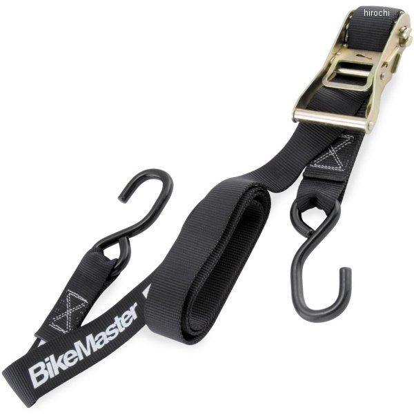 【USA在庫あり】 bkm100529 バイクマスター BikeMaster タイダウンベルト ラチェットバックル 1.5インチ(3.8cm) x 84インチ(213cm) 黒 SP店