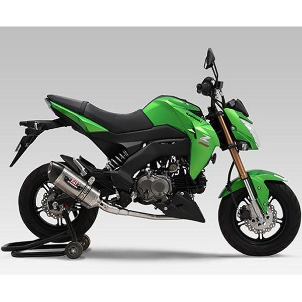 【メーカー在庫あり】 110A-202-5150 ヨシムラ フルエキゾースト R-77S 機械曲サイクロン EXPORT SPEC 16年 Z125PRO ステンレスカバー/カーボンエンド