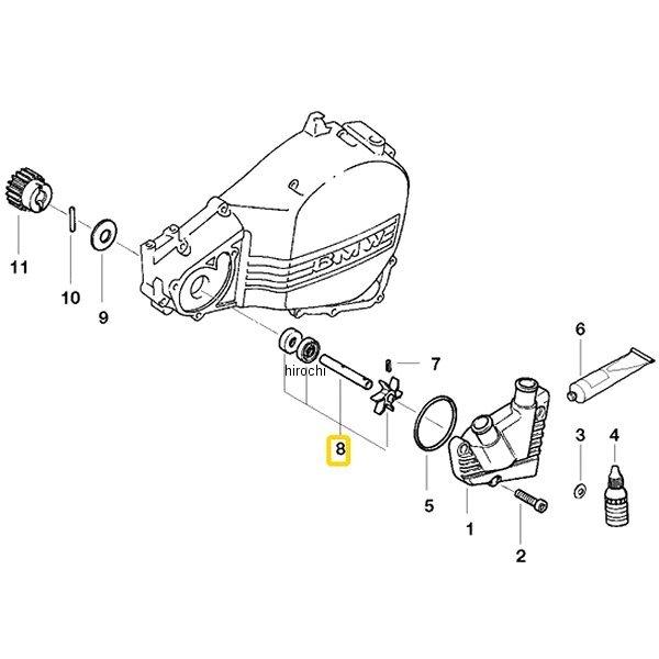 【p】【専用ページ】 11512343451 BMW純正 クーラント ポンプ シャフト セット SP店