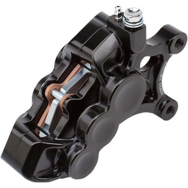 【USA在庫あり】 1701-0605 アレンネス Arlen Ness 6ピストン キャリパー 14インチローター用 フロント 左 黒 SP店