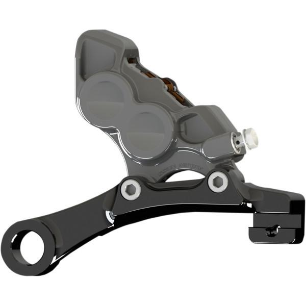 【USA在庫あり】 1701-0621 アレンネス Arlen Ness 4ピストン キャリパー 11.8インチローター用 リア 黒 SP店