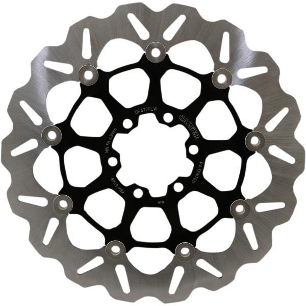 【USA棚卸し資産あり】 1710-3633 ガル毛革 GALFER 回転子 FL ST BL WAVE IND SP店 バイク-その他バイクパーツ、アクセサリー用品