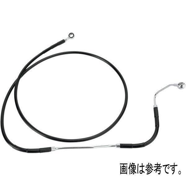 USA在庫あり】 1741-2939 DRAG フロント ブレーキライン 黒ステンレス