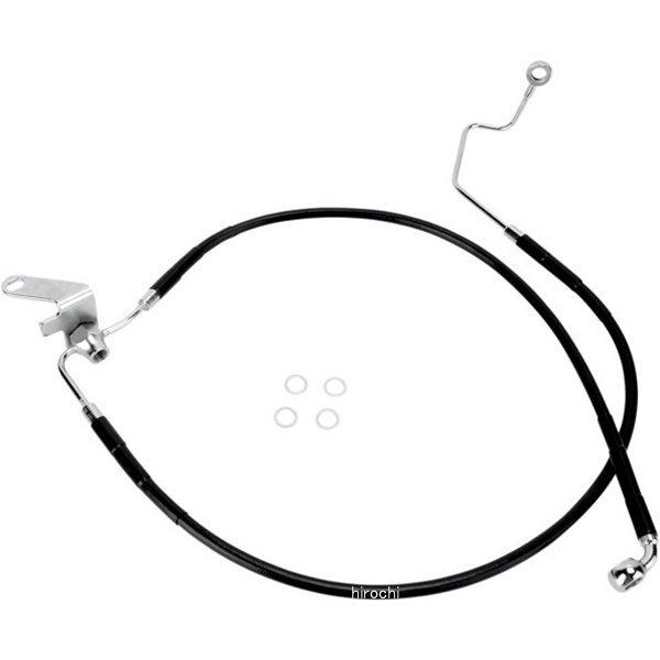 【USA在庫あり】 1741-2956 DRAG リア ブレーキライン 黒ステンレス 04年-05年 FXST +3インチ(49.375インチ) SP店