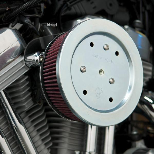 18-823 アレンネス Arlen Ness エアクリーナー ステージII ビックサッカー スタンダード・フィルター クローム 88年以降 XL HD店