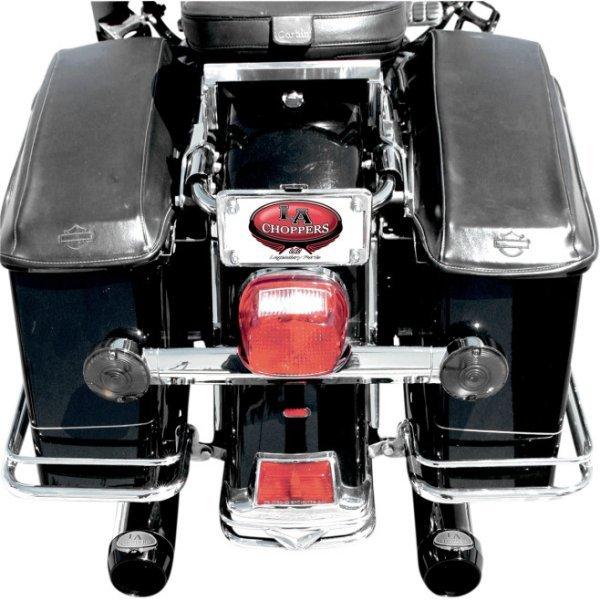 【USA在庫あり】 1801-0543 バッサニ Bassani 4インチ スリップオンマフラー QuikChange 95年-16年 黒 SP店