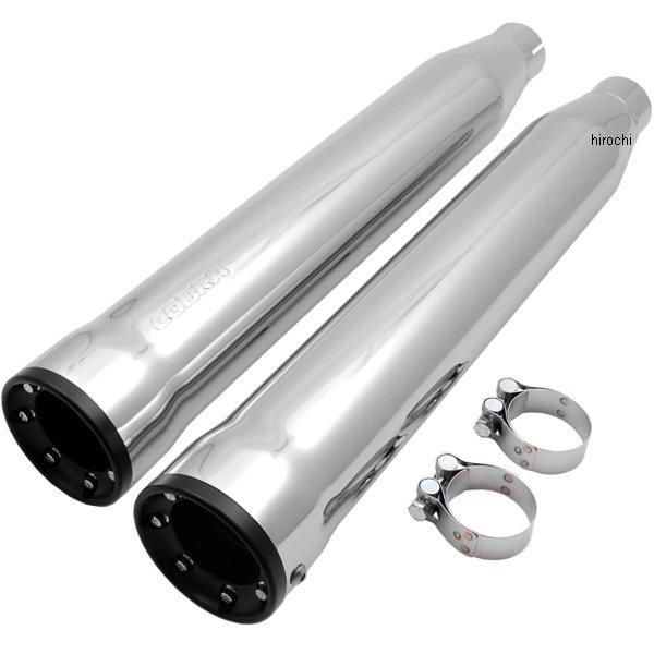 【USA在庫あり】 1801-0713 コブラ COBRA 3インチ スリップオンマフラー Race-Pro 07年-16年 FLSTN クローム SP店
