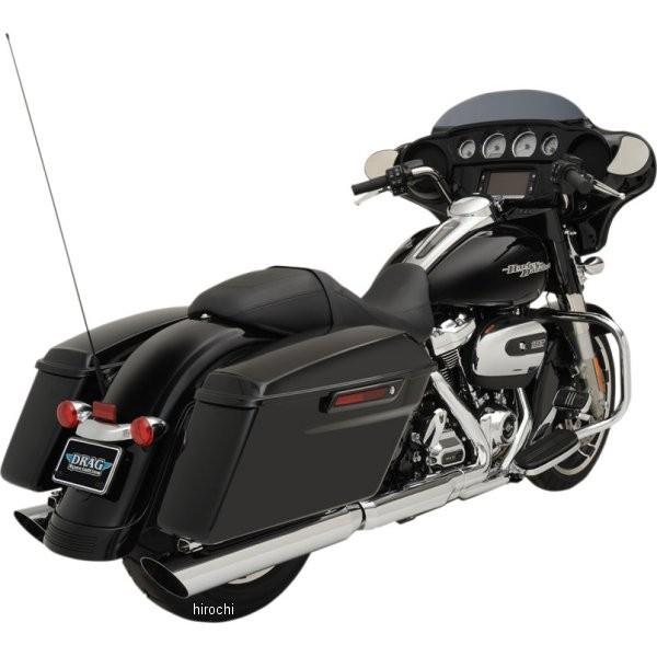 【USA在庫あり】 1801-1185 DRAG 3.5インチ スリップオンマフラー 17年以降 FLH スラッシュダウン クローム SP店