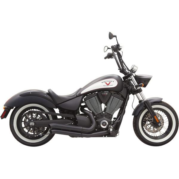 【USA在庫あり】 1810-1997 バッサニ Bassani フルエキゾースト プロストリート ターンアウト 06年-15年 ヴィクトリー 黒 SP店