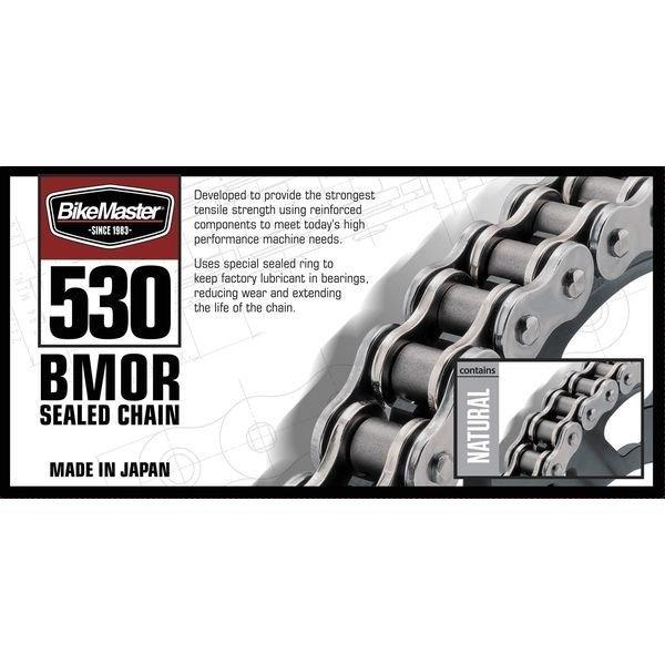 【USA在庫あり】 bkm197288 バイクマスター BikeMaster チェーン O-リング 530BMOR 118リンク ナチュラル SP店