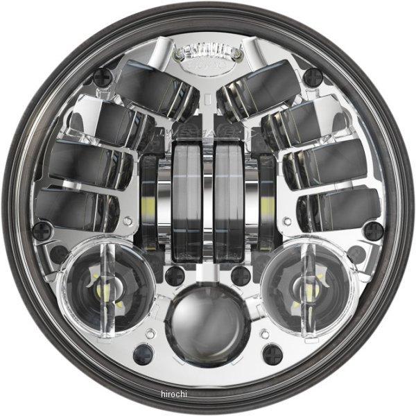 【USA在庫あり】 2001-1780 J.W スピーカー J.W. Speaker LED ヘッドライト 5.75インチ アダプティブ2 H4 クローム SP店_1