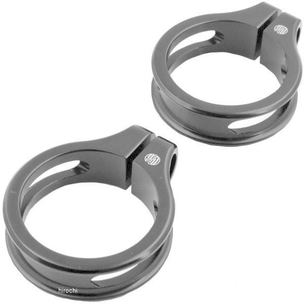 【USA在庫あり】 2020-0635 ローランドサンズデザイン RSD ウインカーフォーククランプ 49mm 黒 (左右ペア) SP店