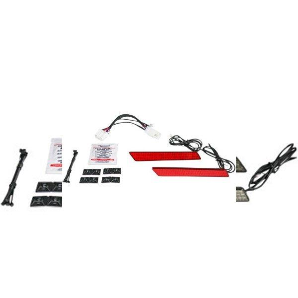【USA棚卸し資産あり】 2040-2477 CD-LATCH-固定ディスク-R カスタム 動力学 LEDサドルバッグラッチライト 97年-13年 FLHS 赤 SP店 車、バイク、自転車-バイク-その他バイクパーツ、アクセサリー用品