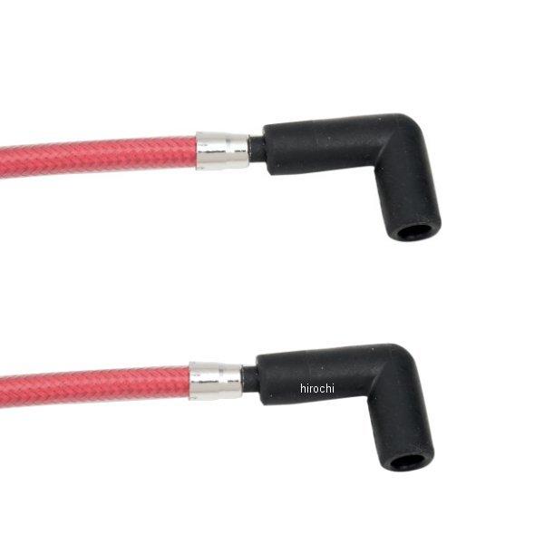 ハーレー、エボリューション・ソフテイル プラグコード 【USA在庫あり】 2104-0177 マグナム MAGNUM 8mm プラグコード 09年-16年 FLH 赤 SP店