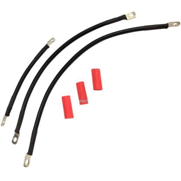 【USA在庫あり】 2113-0667 DRAG バッテリーケーブルキット 黒 84年-88年 ソフテイル SP店
