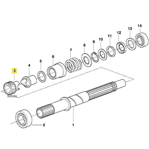 アテナ NRG50EXTREME LC DNA50LC CRANKSHAFT REBUILDING KIT ATHENA