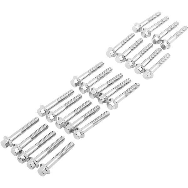 【USA在庫あり】 2401-0470 コロニー Colony Machine ロッカーカバー スクリュー 48年-65年 アルミ クローム (24本入り) SP店