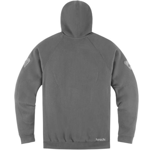 3050-6143 アイコン ICON 春夏モデル フーディー HOODY UPARMOR 黒 XL