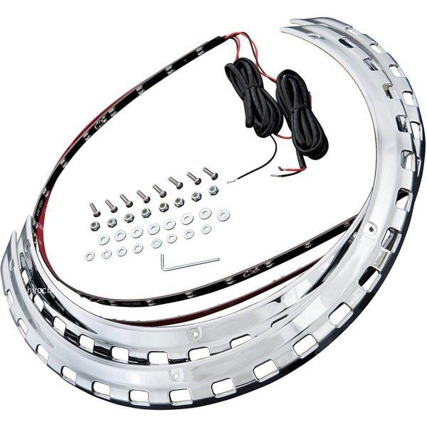 2-452T 418678 ショークローム Show Chrome ローターカバー アクセント 3色 LED 88年-00年 GL1500 クローム SP店