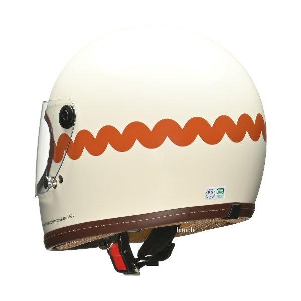 AMBOOT レトロフルフェイスcharmウェーブ（波模様）アイボリー・Sサイズ AMBOOT (アンブート) ヘルメット charm ウェーブ゛アイボリー S AB