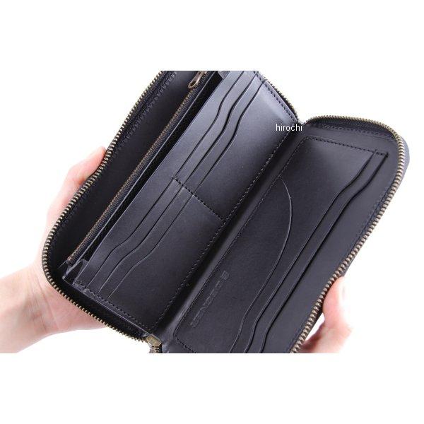 【メーカー在庫あり】 W-92 デグナー DEGNER ロングZIPウォレット 黒 SP店の画像