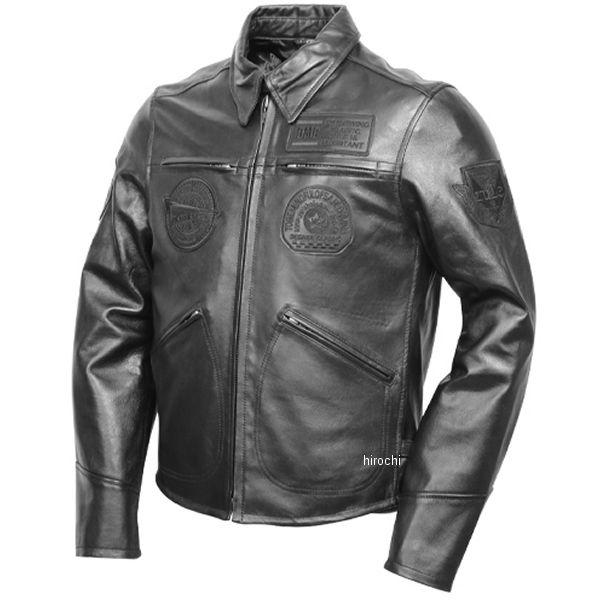 DEGNER（デグナー） 21SJ-1 レザーシャツカラージャケット 黒 Lサイズ