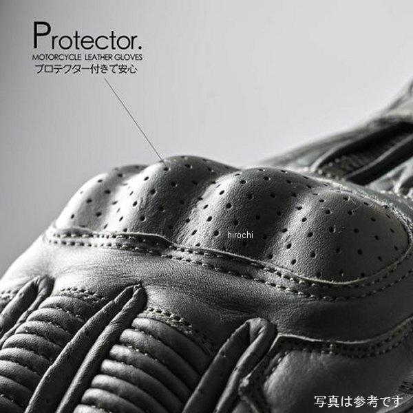 【メーカー在庫あり】 RLG2201 ライズ RIDEZ MOTO GLOVES DEFOE レザーグローブ グレー Lサイズ SP店の画像