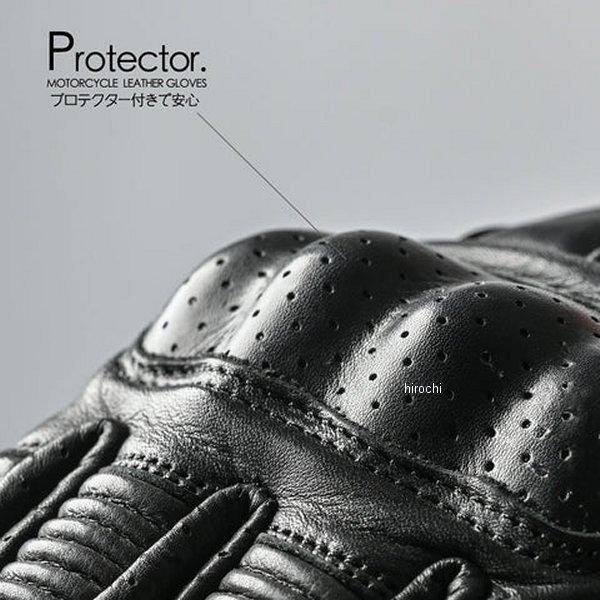【メーカー在庫あり】 RLG2201 ライズ RIDEZ MOTO GLOVES DEFOE レザーグローブ 黒 XLサイズ SP店の画像
