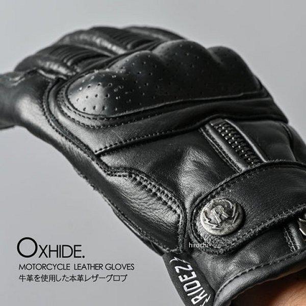 【メーカー在庫あり】 RLG2201 ライズ RIDEZ MOTO GLOVES DEFOE レザーグローブ 黒 XLサイズ SP店の画像