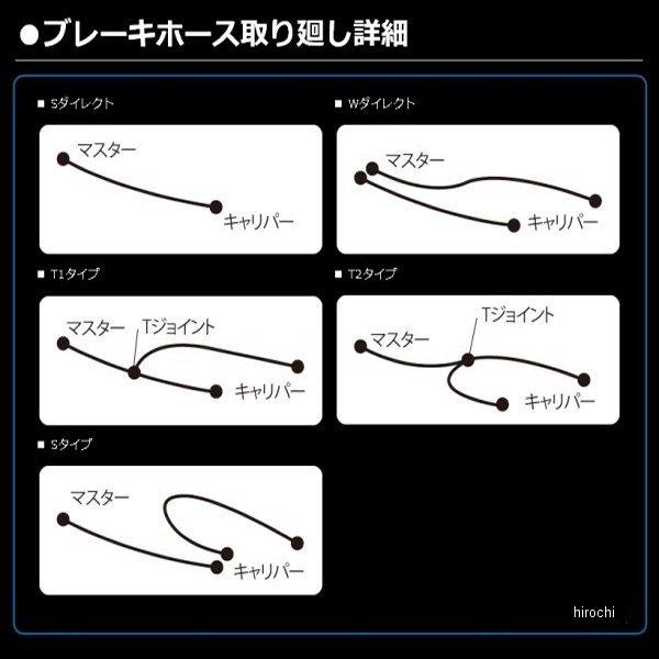 20671160 グッドリッジ ビルドアライン フロント ブレーキホースキット Z1100GP ステンレス/クリア SP店｜hirochi3｜02