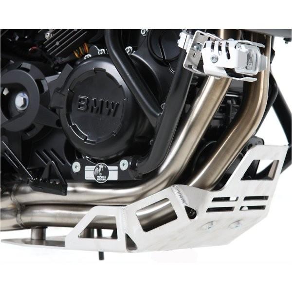 810652 00 12 ヘプコアンドベッカー HEPCO\u0026BECKER エンジン アンダーガード 08年-11年 F650GS シルバー SP店