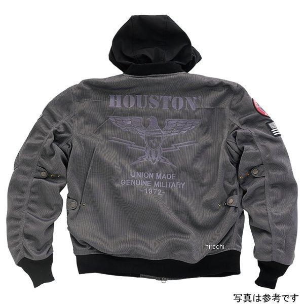 HTVA2321SBKL HTVA-2321S ヒューストン HOUSTON 春夏モデル メッシュジャケット MA-1 BLACK KNIGHTS M/C 黒 Lサイズ SP店の画像