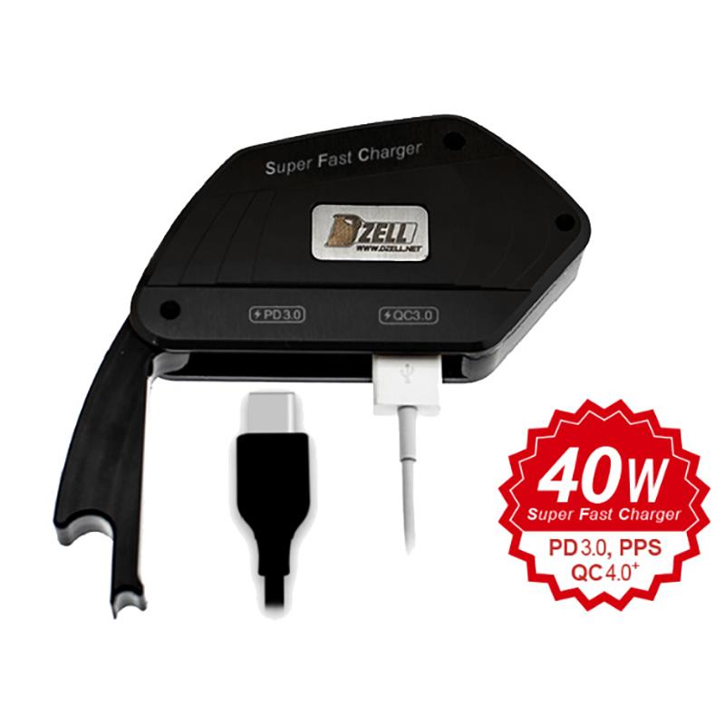 【メーカー在庫あり】 780230 コルハート Dzell USB TWOポート BMW-Rブラック タイプC SP店の画像