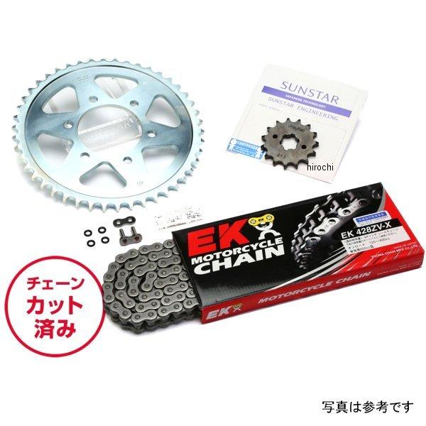 KE22135 サンスター スプロケット＆チェーンキット 428 00年-04年 SEROW225WE スチール SP店