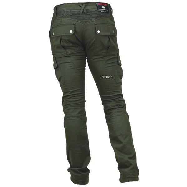 【メーカー在庫あり】 4573325742420 PK-744 コミネ KOMINE 春夏モデル プロテクト ライディング コットンカーゴパンツ ディープオリーブ XLサイズ HD店_1