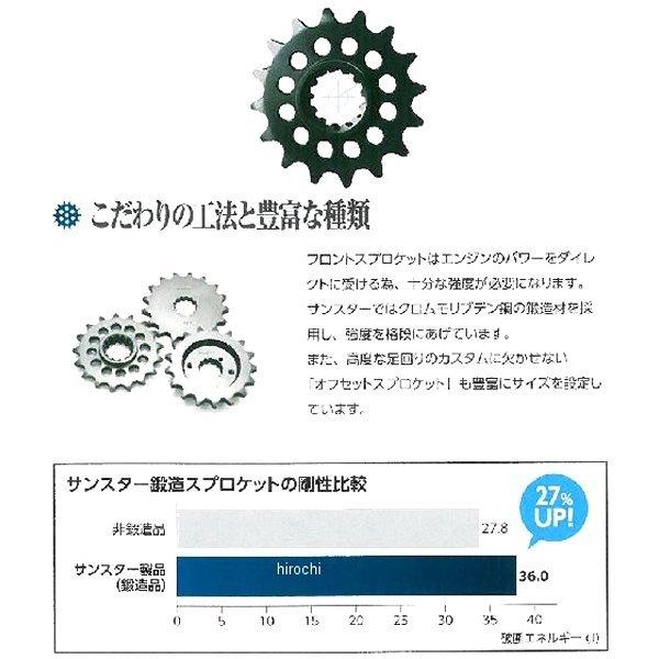 その他 27 3B3-17 サンスター SUNSTAR フロント スプロケット 520コンバート 520