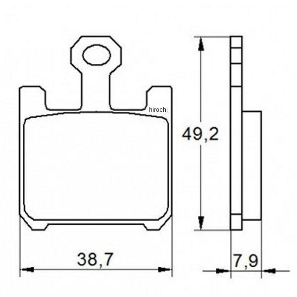 確認用 403-AGPA037-EV2 アコサット ACCOSSATO ブレーキパッド AGPA37