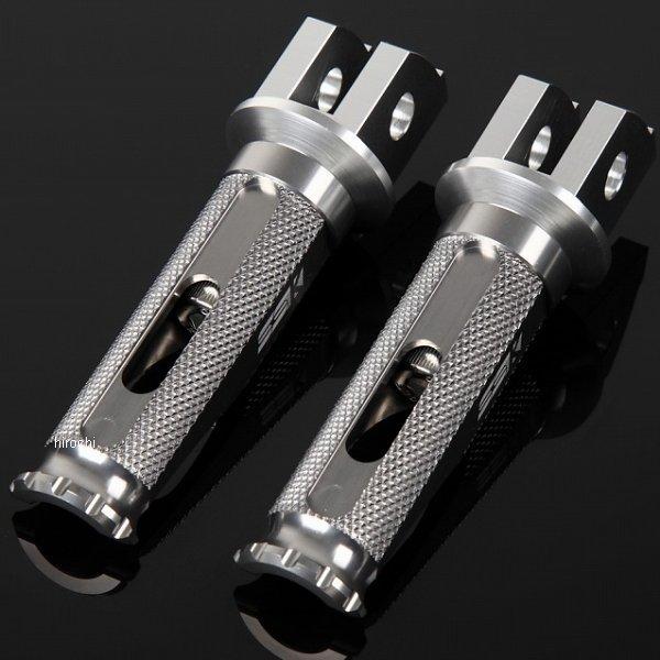 【製造会社棚卸し資産あり】 AFPR112TM スピードラ SPEEDRA 軽銀削り出しタンデムステップ レーシングタイプ 乗り手用 しろがね色/チタン SP店