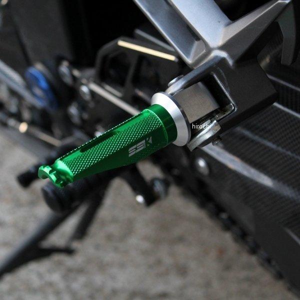 【製造会社棚卸し資産あり】 AFPR112TM スピードラ SPEEDRA 軽銀削り出しタンデムステップ レーシングタイプ 乗り手用 しろがね色/チタン SP店