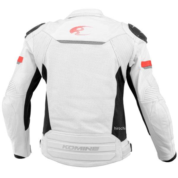 【メーカー在庫あり】 LJ-539 コミネ KOMINE 春夏モデル Rスペック スポーツレザージャケット 白 Lサイズ SP店の画像